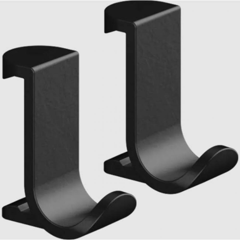 WallStoris Towel Hook- Wide in Matte Black