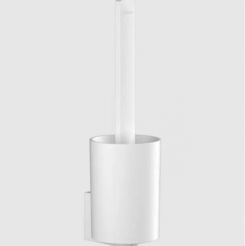 WallStoris Toilet Brush Holder in Matte White