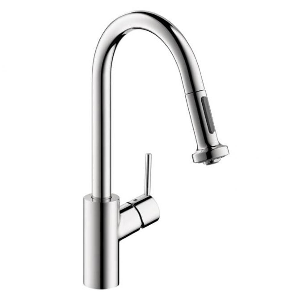 Talis S² HighArc Kitchen Faucet, 2-Spray Pull-Down, 1.5 GPM in Chrome