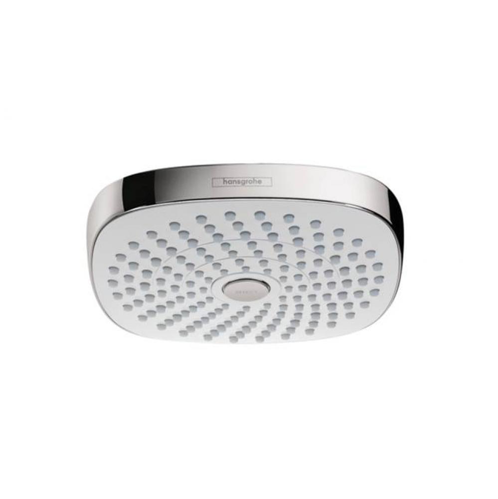 Croma Select E Showerhead 180 2-Jet, 1.8 GPM in White / Chrome