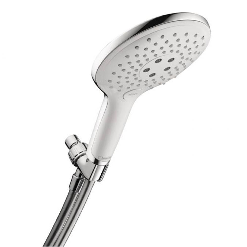 Raindance Select S Handshower Set 150 3-Jet, 2.5 GPM in White / Chrome