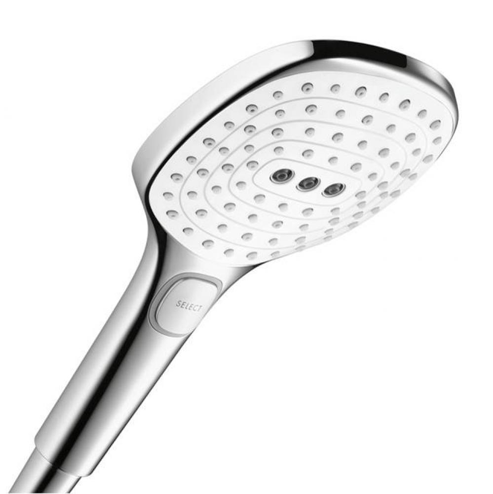 Raindance Select E Handshower 120 3-Jet, 2.5 GPM in White / Chrome