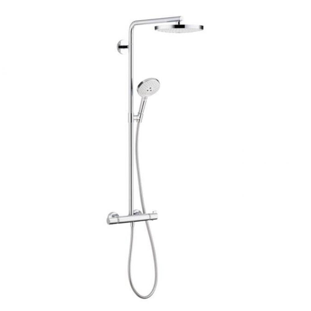 Raindance Select S Showerpipe 240 2-Jet, 2.5 GPM in White / Chrome