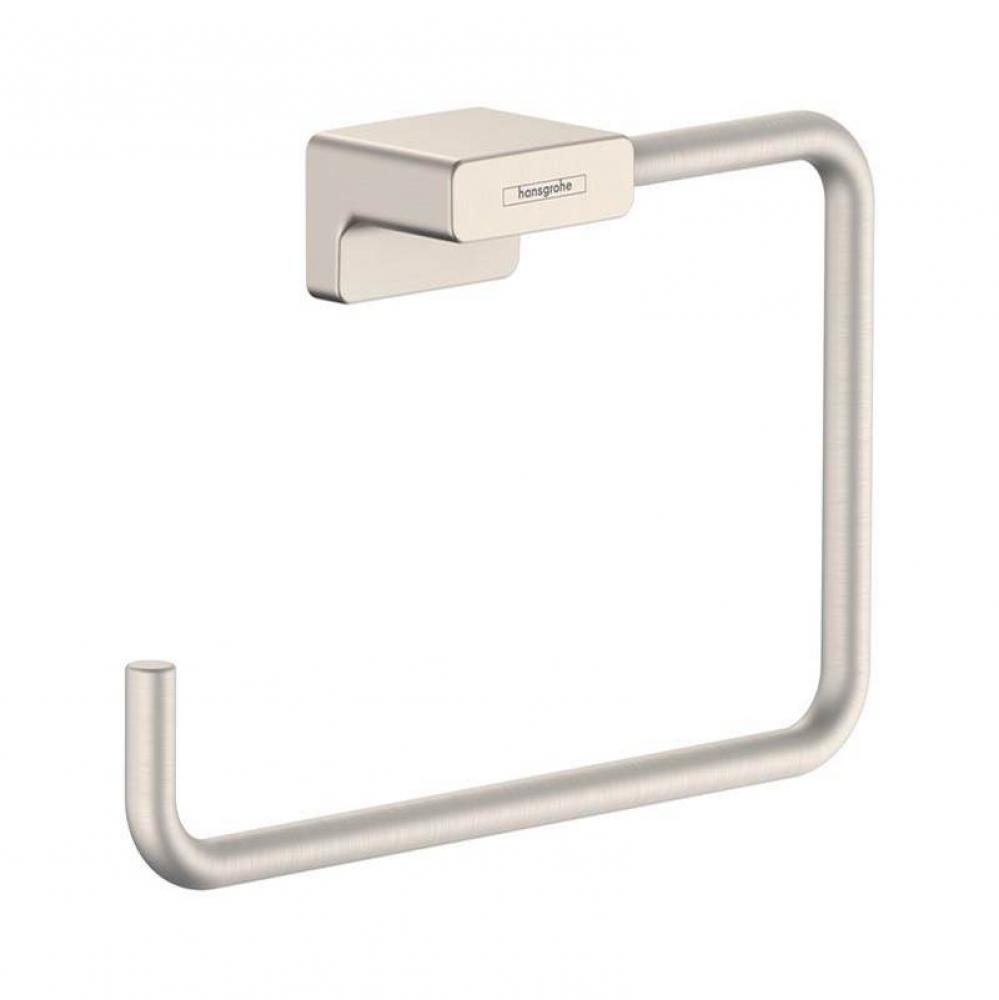 AddStoris Towel Ring in Brushed Nickel