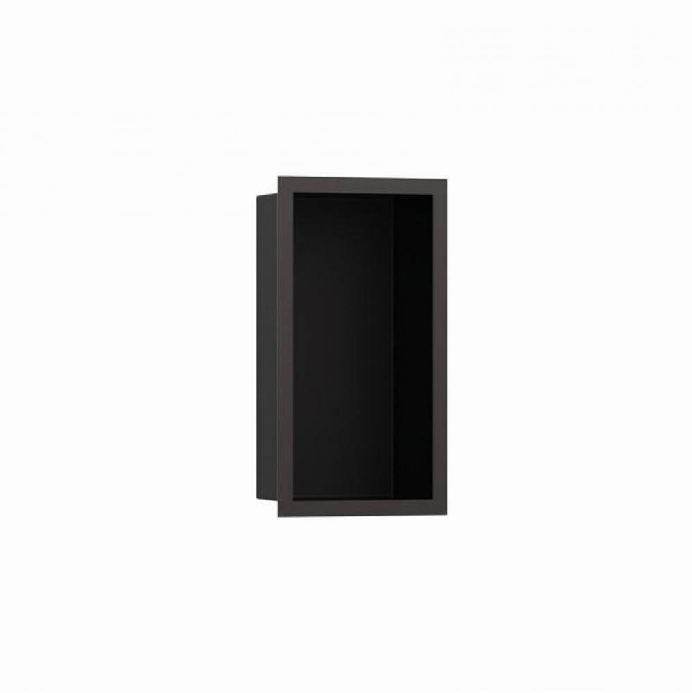 XtraStoris Individual Wall Niche Matte Black with Design Frame 12''x 6''x 4&ap