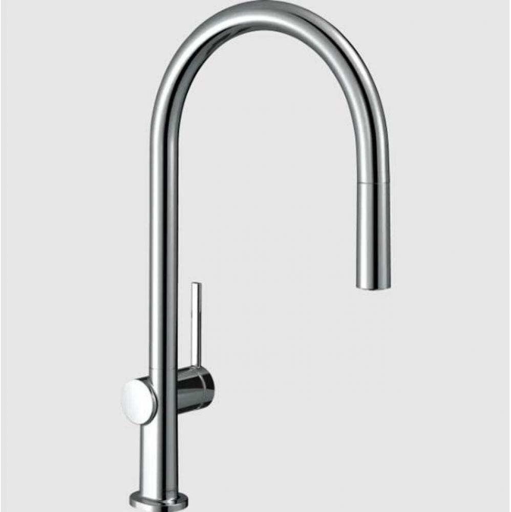 Talis N HighArc Kitchen Faucet, O-Style 2-Spray Pull-Down, 1.5 GPM in Chrome