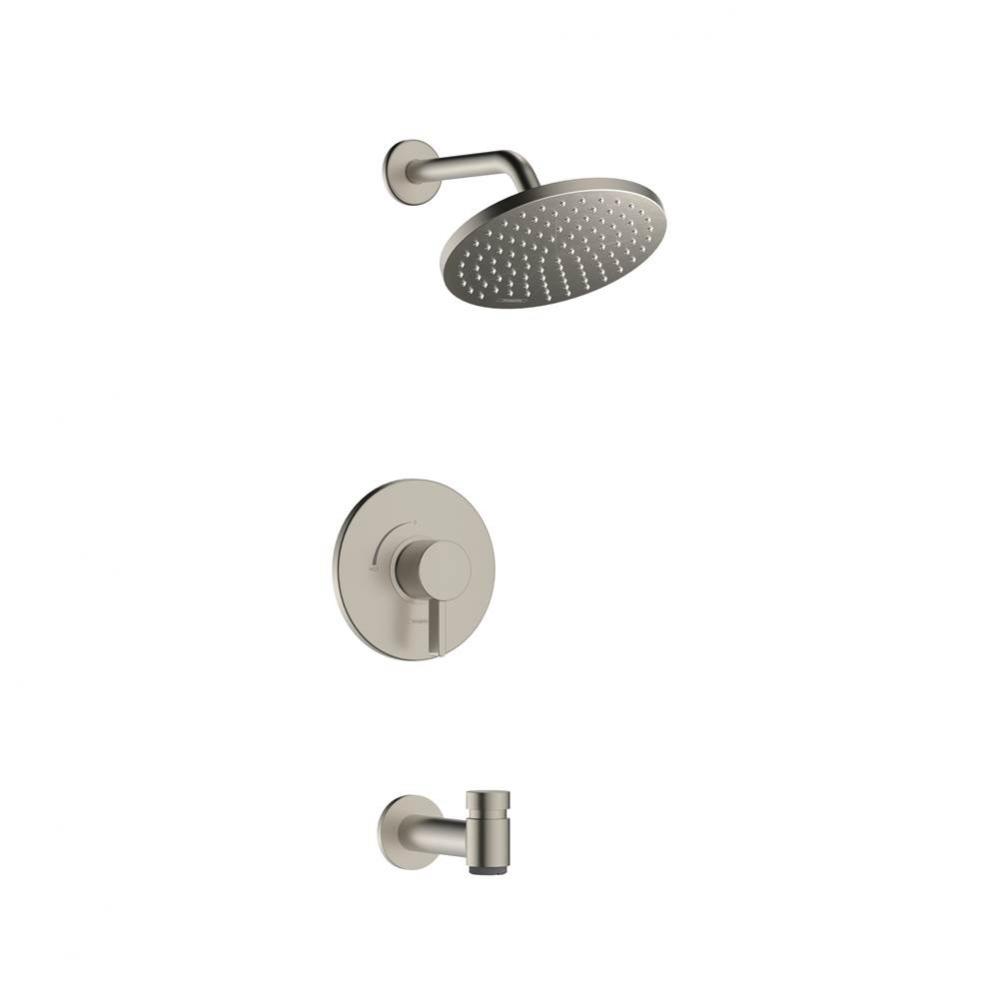 Vernis Blend Pressure Balance Tub/Shower Set, 1.5 GPM in Brushed Nickel