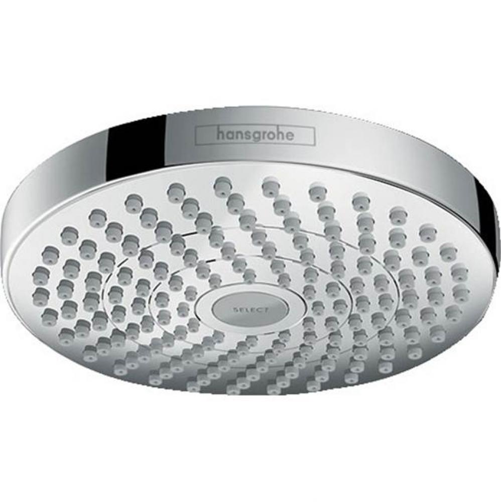 Croma Select S Showerhead 180 2-Jet, 2.5 GPM  in Chrome