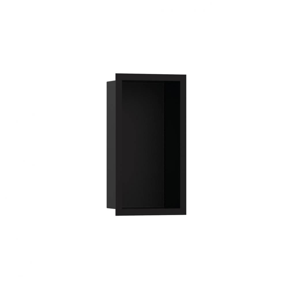 XtraStoris Individual Wall Niche Matte Black with Design Frame 12''x 6''x 4&ap