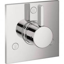 Hansgrohe 04880000 - Ecostat Diverter Trim Square Trio/Quattro in Chrome