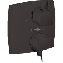 Hansgrohe 15865671 - Ecostat Classic Pressure Balance Trim Classic Square with Diverter in Matte Black