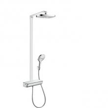 Hansgrohe 04610400 - Raindance Select E Showerpipe 300 2-Jet, 2.0 GPM in White / Chrome