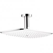 Hansgrohe 27390001 - Puravida Showerhead 400 1-Jet With Ceiling Mount, 2.5 Gpm In Chrome