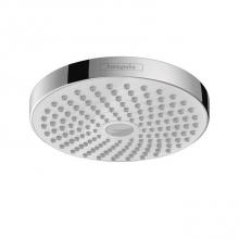 Hansgrohe 04388400 - Croma Select S Showerhead 180 2-Jet, 1.8 GPM in White / Chrome