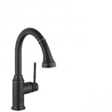 Hansgrohe 04216920 - Talis C Prep Kitchen Faucet, 2-Spray Pull-Down, 1.75 GPM in Rubbed Bronze