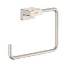 Hansgrohe 41754820 - AddStoris Towel Ring in Brushed Nickel