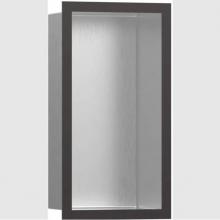 Hansgrohe 56094340 - XtraStoris Individual Wall Niche Brushed Stainless Steel with Design Frame 12''x 6'