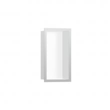 Hansgrohe 56096800 - XtraStoris Individual Wall Niche Matte White with Design Frame 12''x 6''x 4&ap