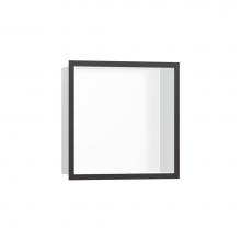 Hansgrohe 56099340 - XtraStoris Individual Wall Niche Matte White with Design Frame 12''x 12''x 4&a