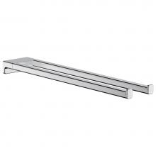 Hansgrohe 41770000 - AddStoris Dual  Towel Bar in Chrome