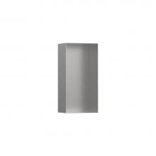 Hansgrohe 56070800 - XtraStoris Minimalistic Wall Niche Frameless 12''x 6''x 4'' in Brush