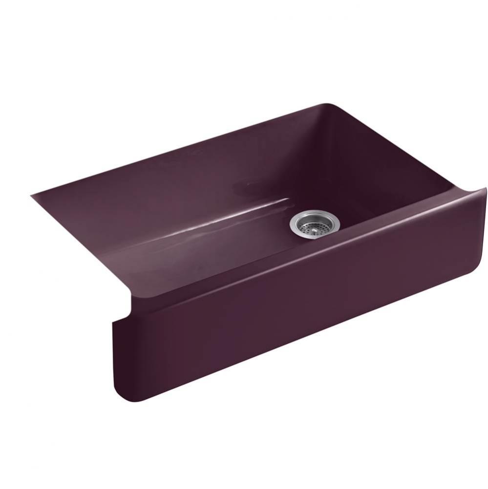 Whitehaven® Undermount single-bowl farmhouse kitchen sink with tall apron