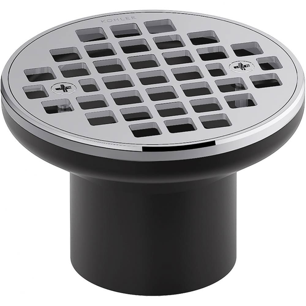 Clearflo round brass tile-in shower drain (drain body not included)