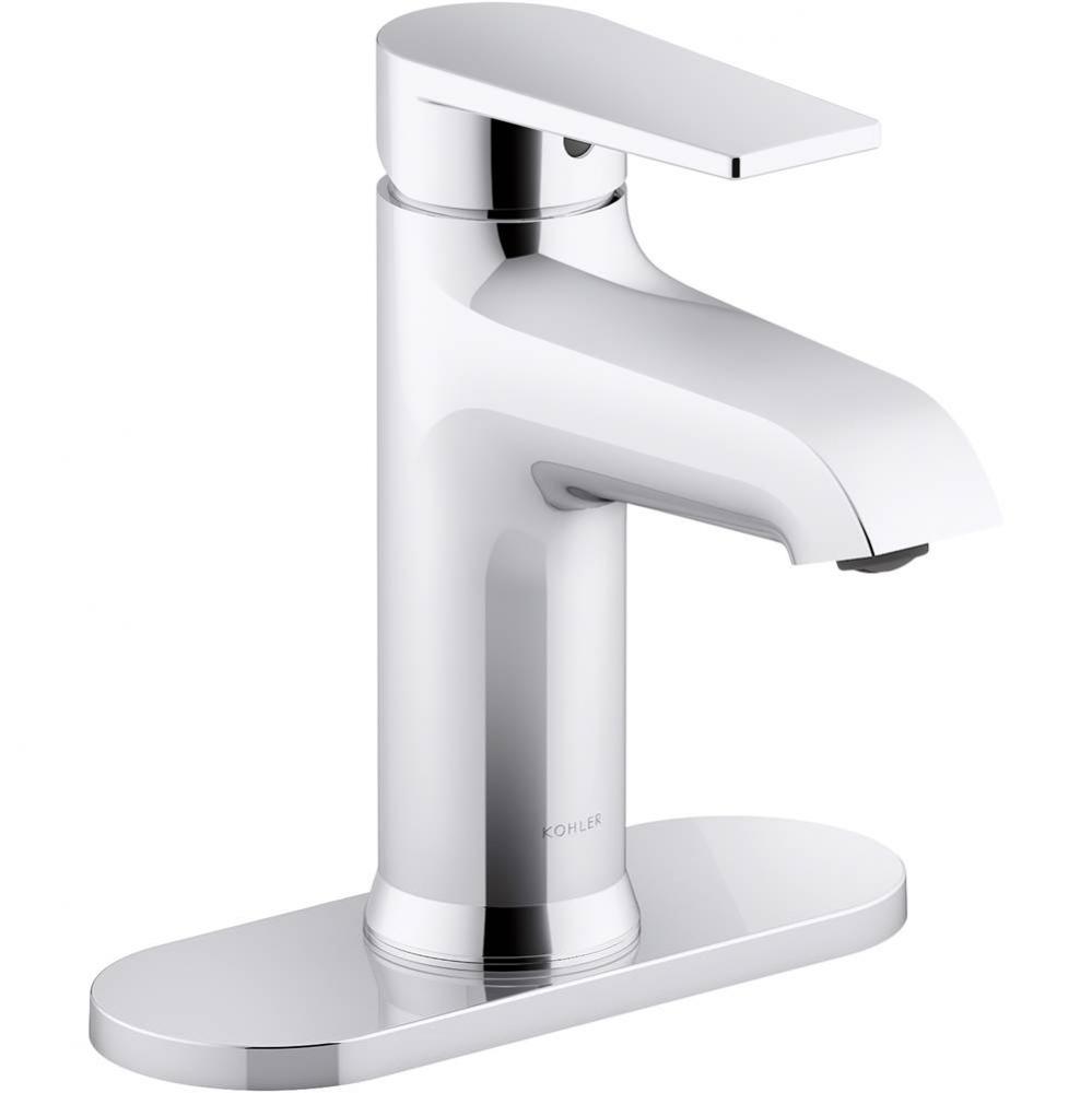 Hint™ single-handle bathroom sink faucet with escutcheon