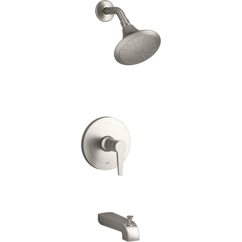 Pitch® Rite-Temp® bath and shower trim with 1.75 gpm showerhead