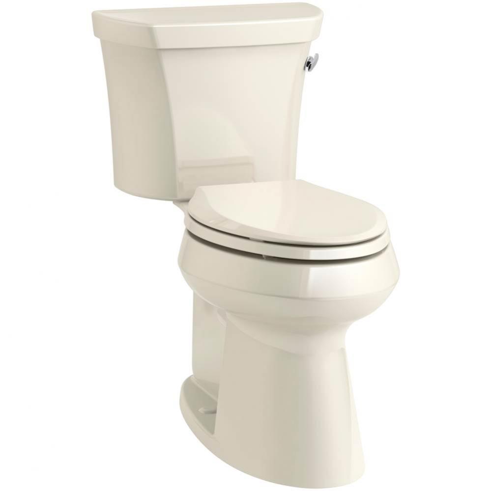 Highline® Comfort Height® Two piece elongated 1.28 gpf chair height toilet with right ha