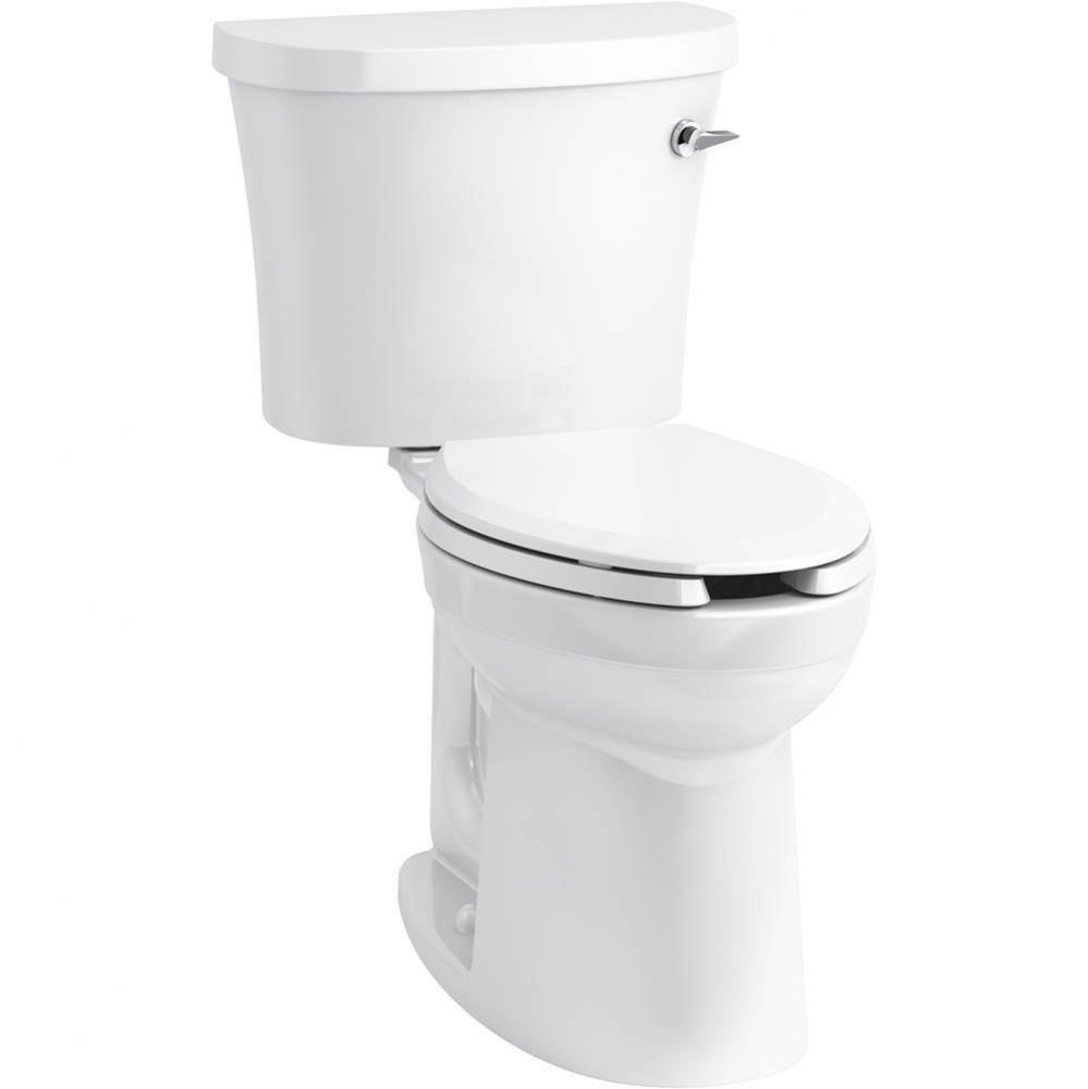 Kingston™ Comfort Height® Two-piece elongated 1.28 gpf chair height toilet with right-hand