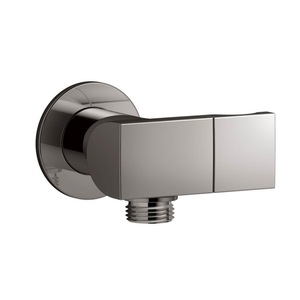 Exhale® wall-mount handshower holder with supply elbow and check valve