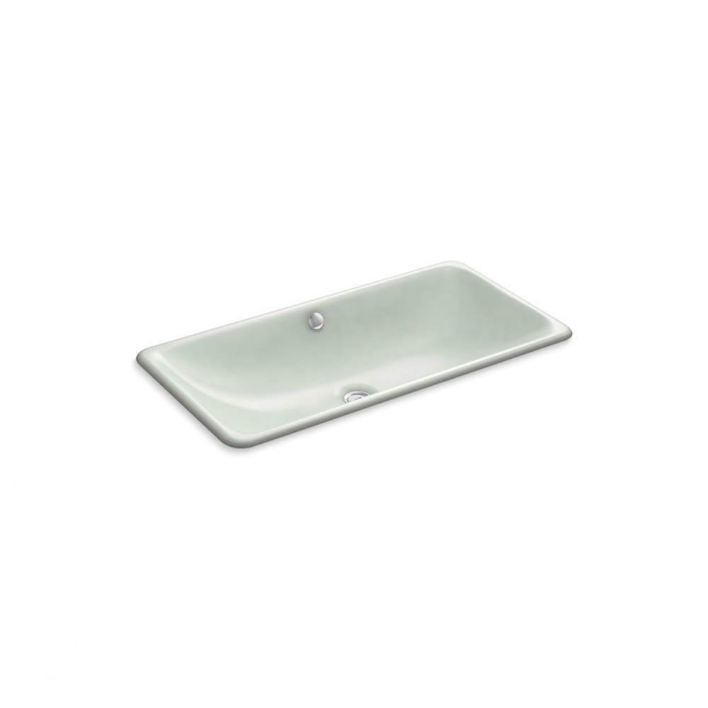 Iron Plains® Trough Rectangle Drop-in/undermount bathroom sink