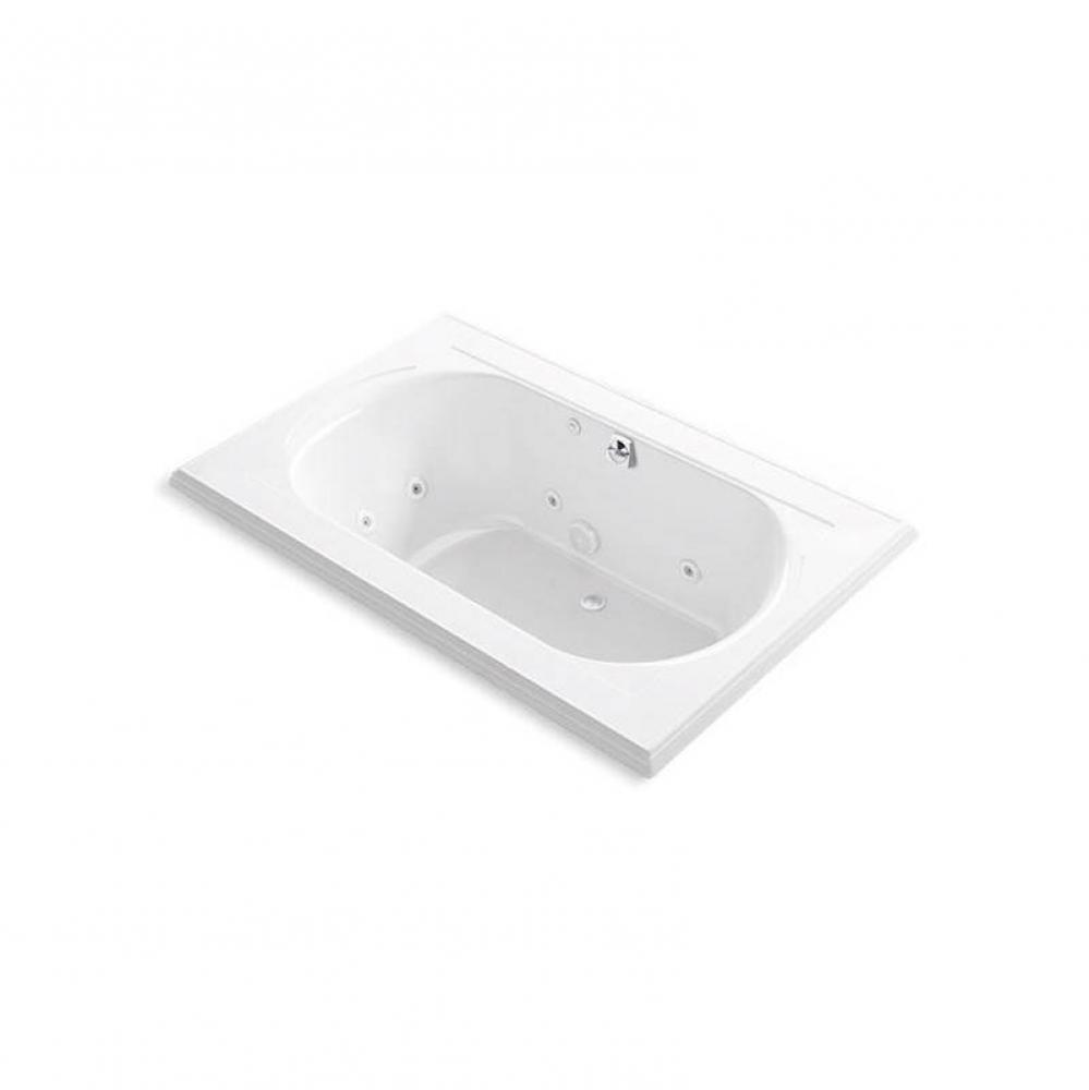 Memoirs® 66'' x 42'' whirlpool bath, drop-in with center rear drain