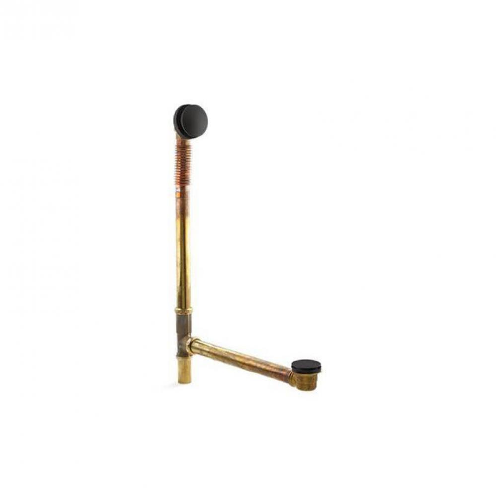 Clearflo Brass toe tap bath drain