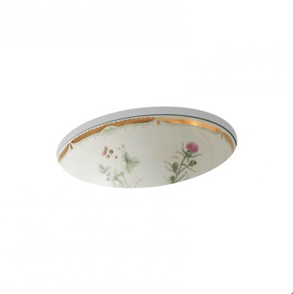 Prairie Flowers™ Caxton® Oval Undermount bathroom sink