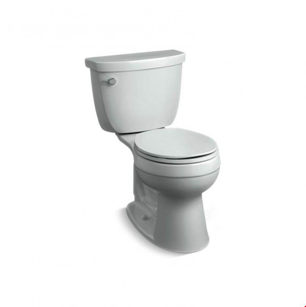 Cimarron® Comfort Height® Two-piece round-front 1.28 gpf chair height toilet with insula