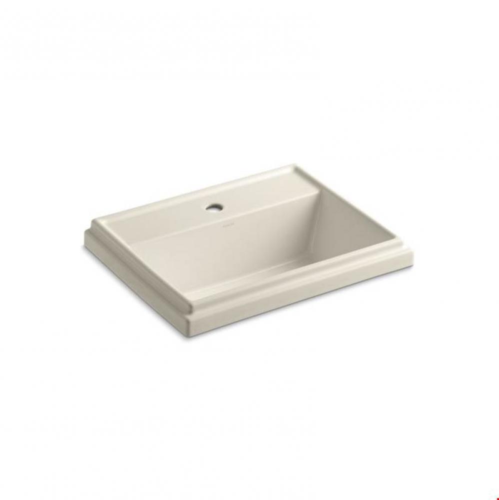 Tresham® Rectangle Drop-in bathroom sink with single faucet hole