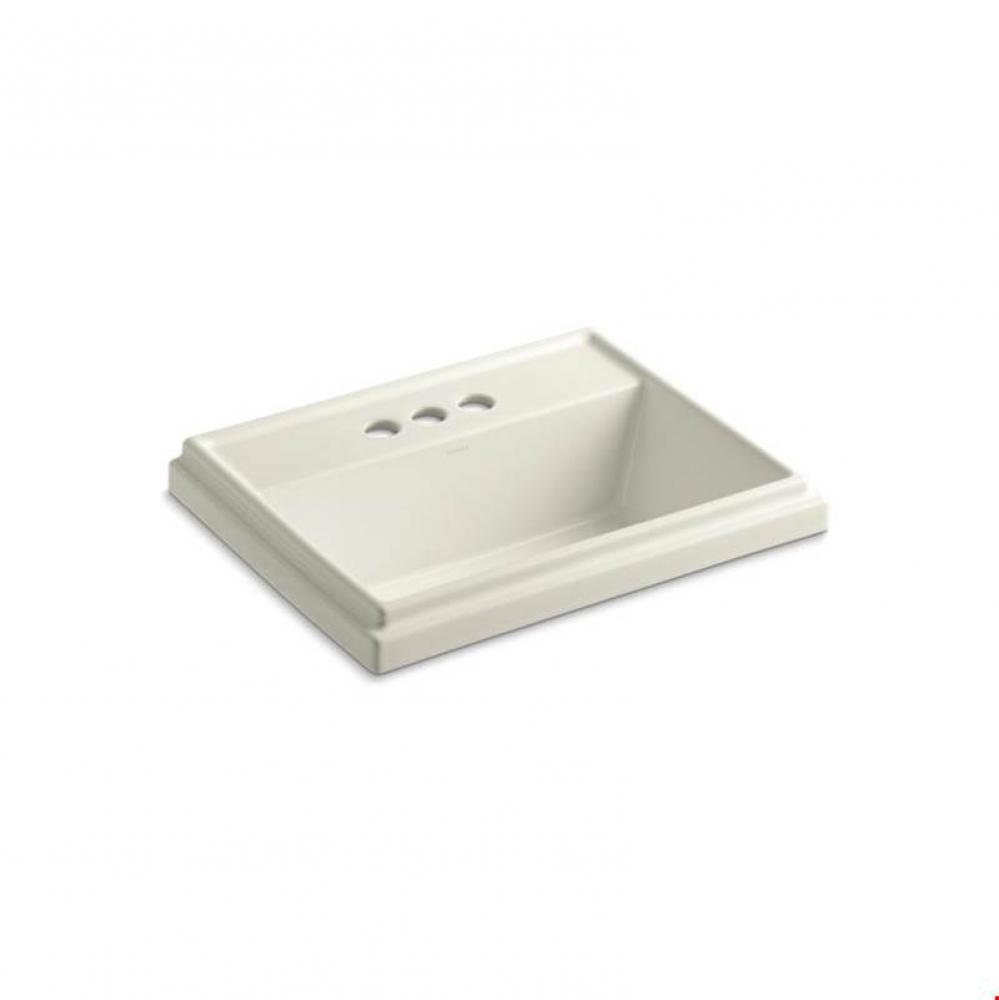 Tresham® Rectangle Drop-in bathroom sink with 4'' centerset faucet holes