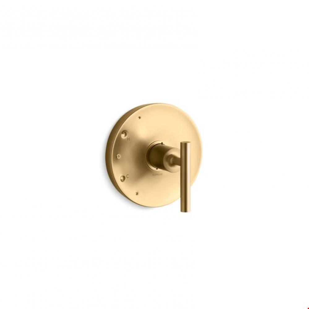 Purist® Rite-Temp(R) valve trim with lever handle