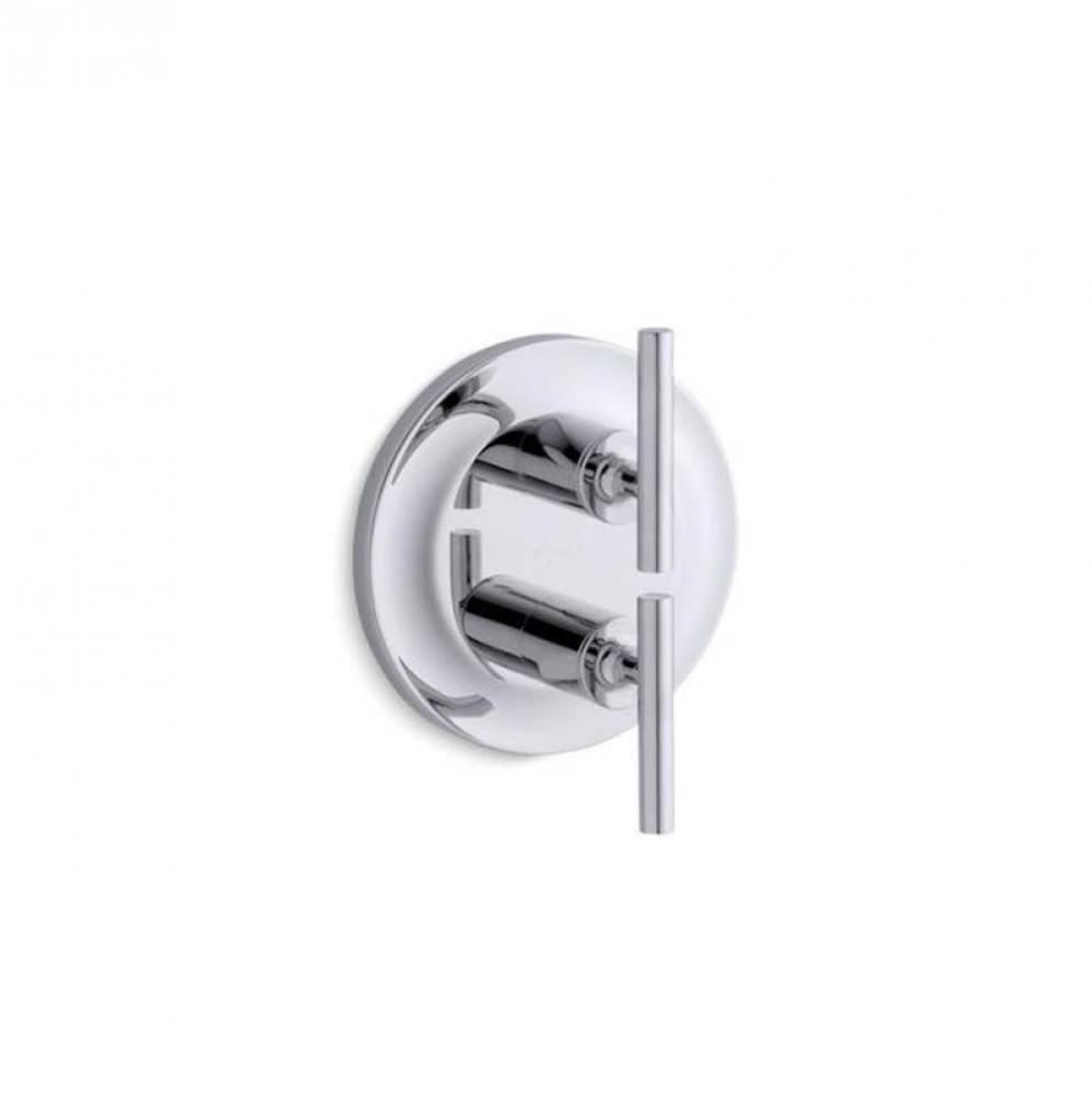 Purist® MasterShower® temperature and volume control valve trim