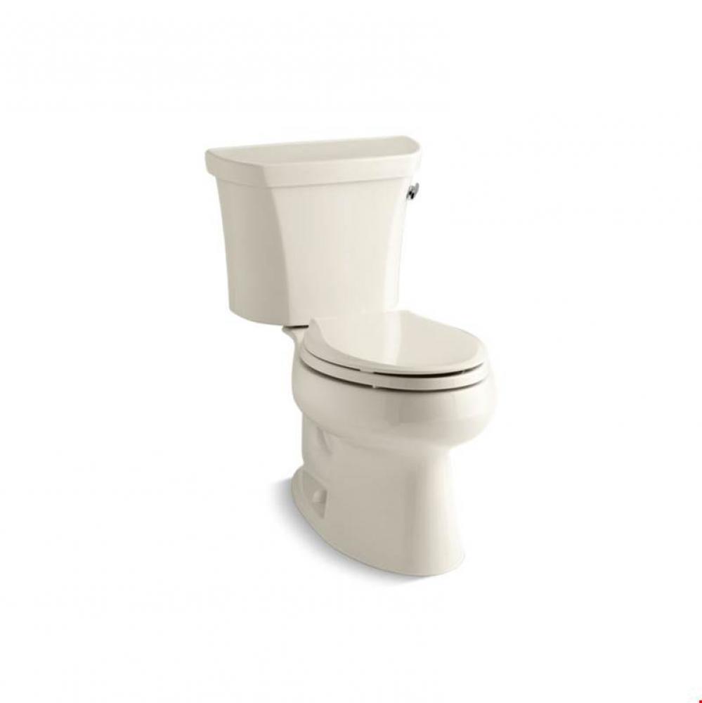 Wellworth® Two-piece elongated 1.28 gpf toilet with right-hand trip lever