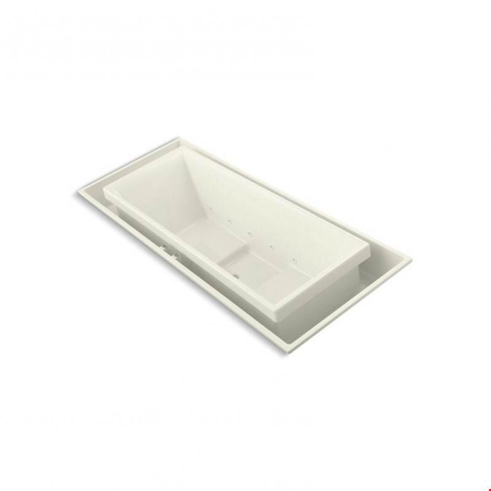 sok® 104'' x 41'' drop-in Effervescence bath with center drain