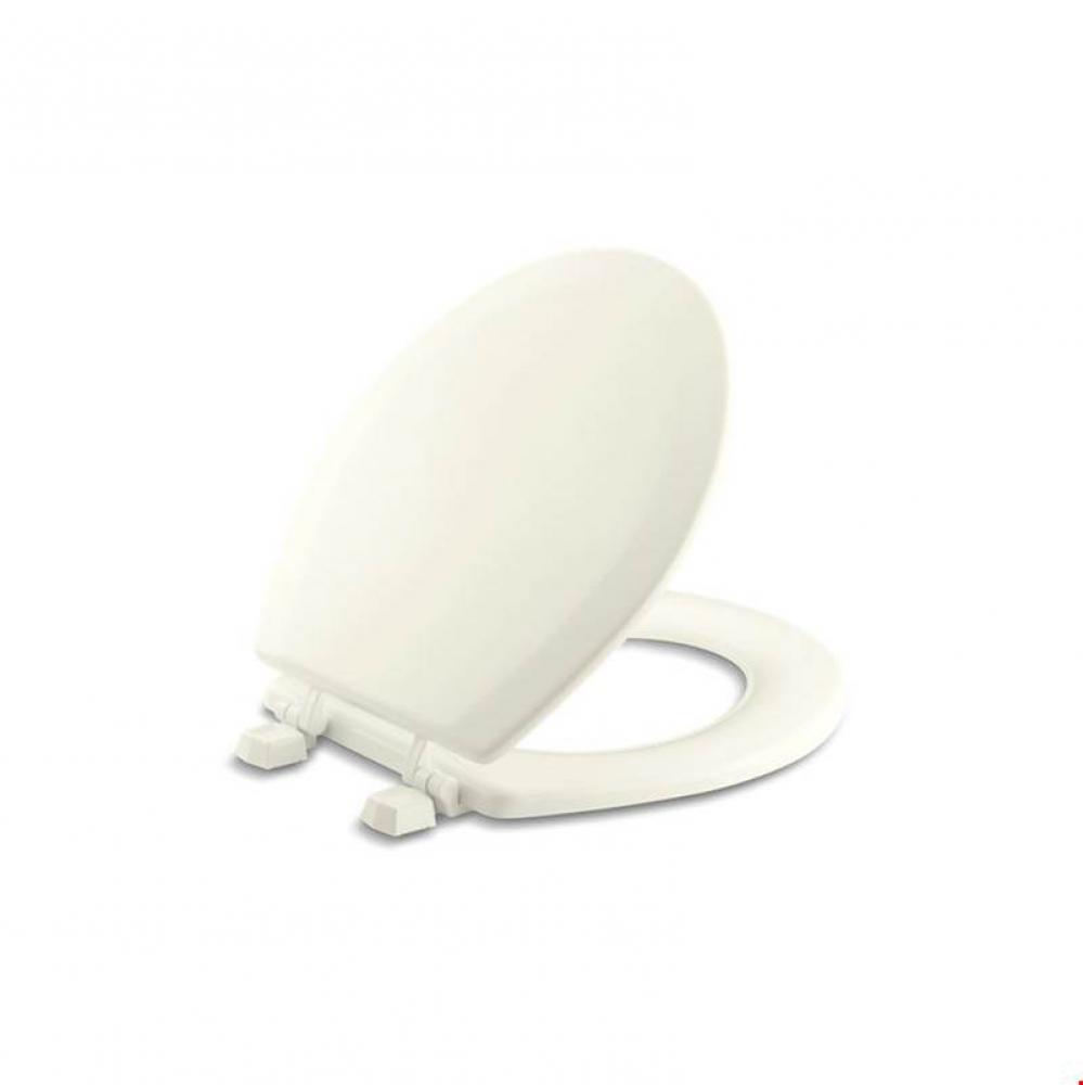 Triko™ round-front toilet seat with plastic hinges