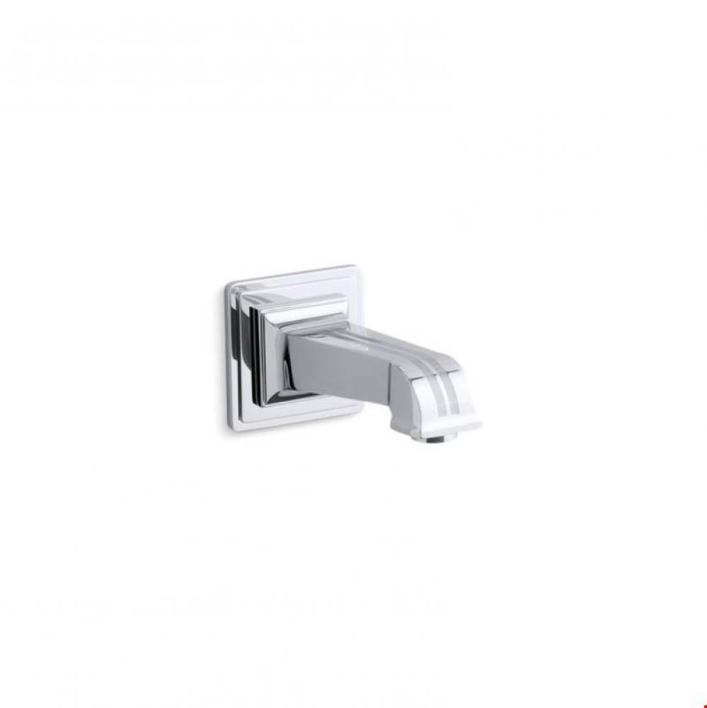 Pinstripe® wall-mount 6-7/8'' non-diverter bath spout