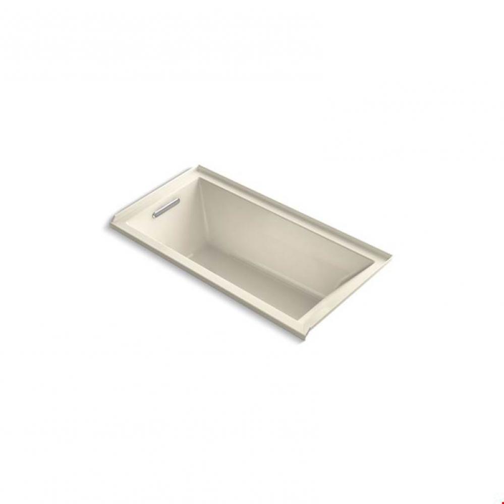 Underscore® Rectangle 60'' x 30'' alcove bath with integral flange and le