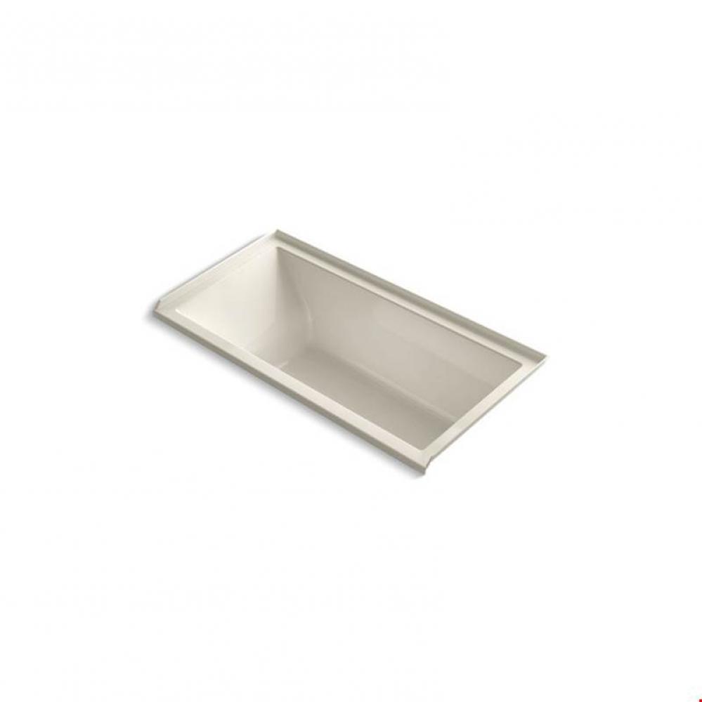 Underscore® Rectangle 60'' x 30'' alcove bath with integral flange and ri