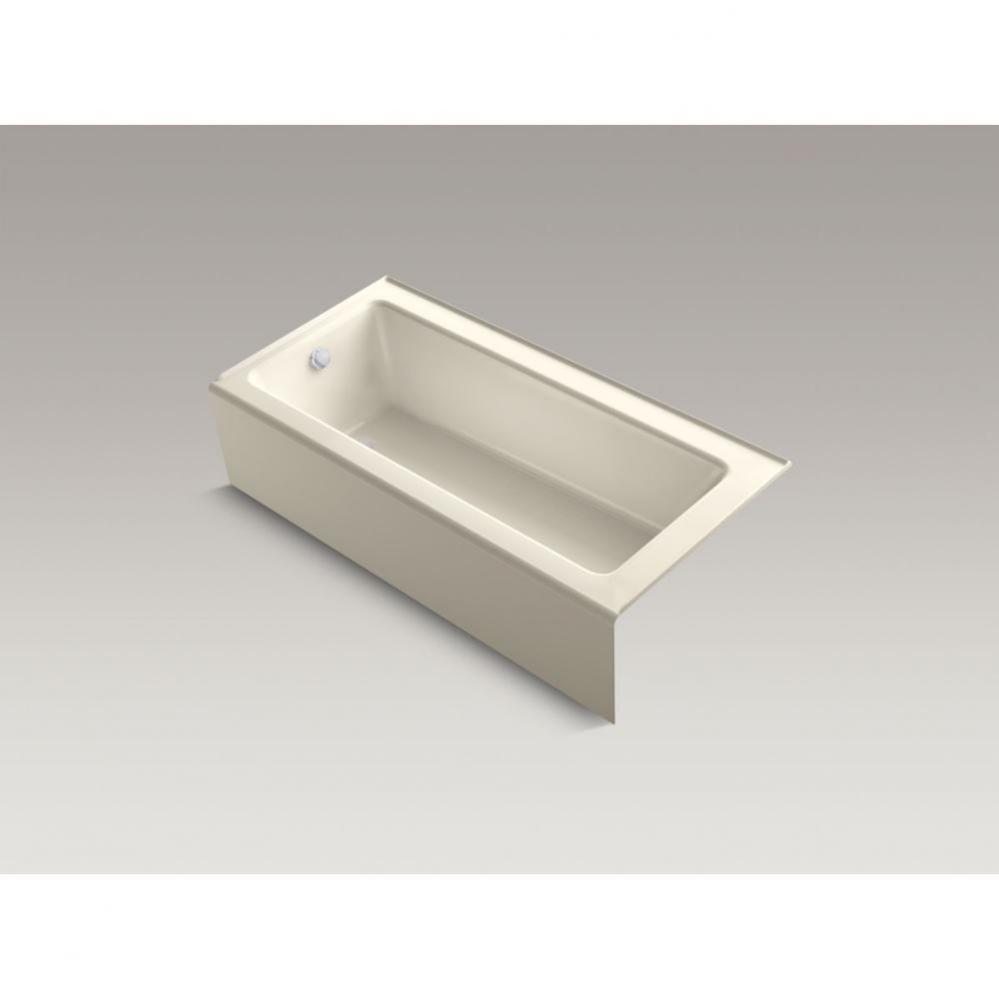 Bellwether® 66'' x 32'' alcove bath with integral apron and left-hand dra