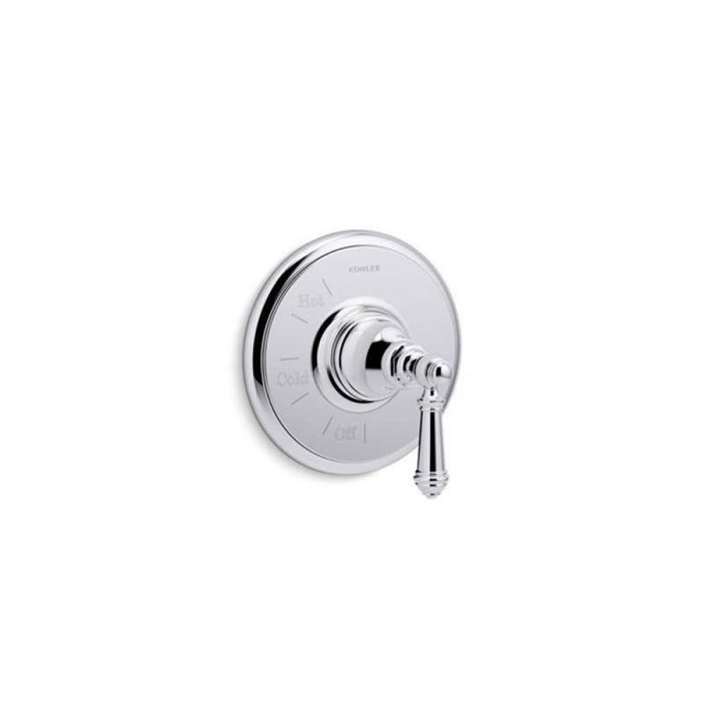 Artifacts® Rite-Temp® valve trim with lever handle