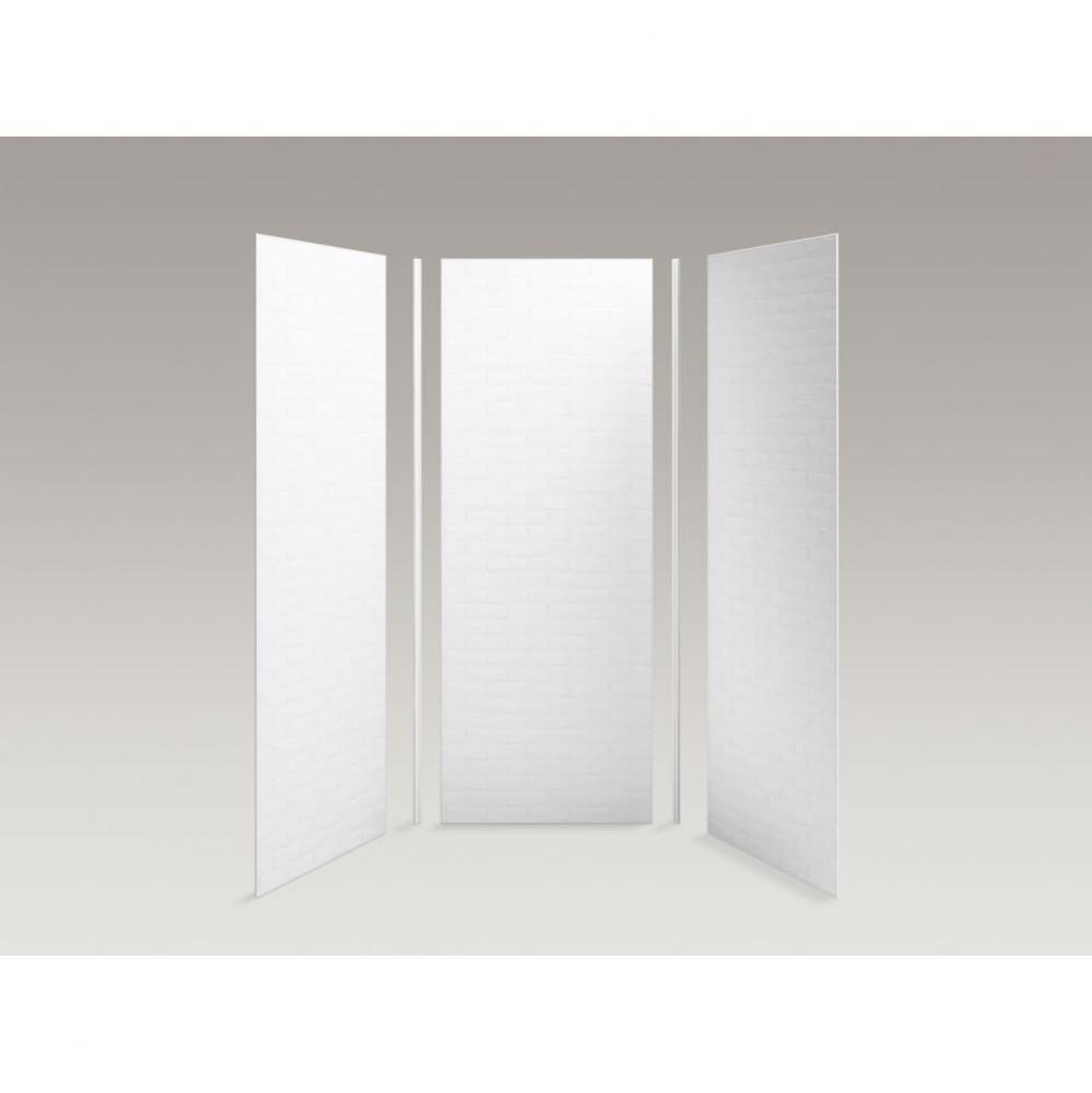 Choreograph® 36'' x 36'' x 96'' shower wall kit, Brick texture